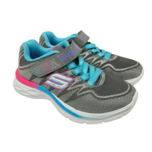 Skechers Kid’s Low-Cut Athletic Sneakers SN81131L Grey/Blue Size 10.5C - £29.39 GBP