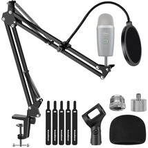 Microphone Stand, Adjustable Mic Stand Set For Blue Yeti Nano Suspension... - £36.96 GBP