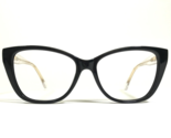 Capri Brille Rahmen UP307 Crystal Schwarz Klar Scharf Cat Eye 52-16-140 - $37.04