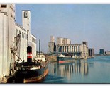 Grain Elevators Port Arthur Ontario Canada UNP Chrome Postcard Z3 - $2.92