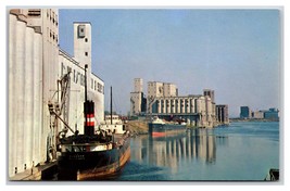Grain Elevators Port Arthur Ontario Canada UNP Chrome Postcard Z3 - £2.29 GBP