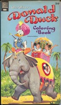 Donald Duck Coloring Book - Walt Disney #116 1957-Dell-Mickey Mouse Club-VF - £99.55 GBP