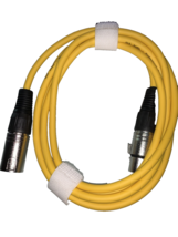 SAXLX-6 - ￼ Yellow  6 Foot XLR Patch Cable PA DJ Audio Cord - $7.80