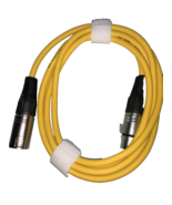SAXLX-6 - ￼ Yellow  6 Foot XLR Patch Cable PA DJ Audio Cord - $10.75 CAD