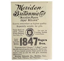 Rogers Bros 1847 Silverware 1894 Advertisement Victorian Meriden ADBN1ccc - €8,57 EUR