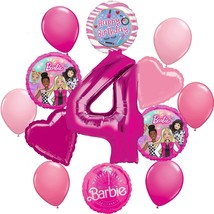 Anagram Dream Together Doll 4Th Birthday Party Supplies Balloon Bouquet ... - £26.31 GBP