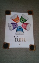 Vintage Apple Computers YUM Poster Colors Macintosh Mac Think Different  - £42.30 GBP