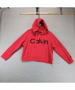 Calvin Klein Performance Red Pullover Crop Hoodie Sweatshirt Women&#39;s L B... - $28.00