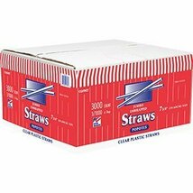 Comet 7-3/4&quot; Unwrapped Straw, Plastic, 3000 ct (91792) - $35.99
