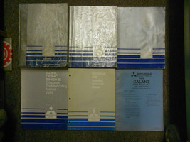 1989 MITSUBISHI Galant Service Repair Shop Manual 6 Volume SET OEM BOOK ... - $89.03