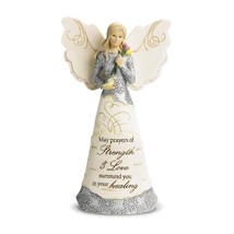 Pavilion Gift Company 82348 Strength and Healing Angel Figurine, 6-1/2-Inch, Whi - £50.35 GBP