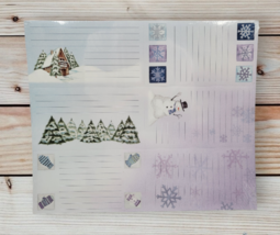 Creative Memories Frosty Prints Scrap Book Printed Photo Mounting Paper Winter - £6.39 GBP