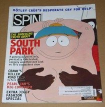 South Park Spin Magazine Vintage 1998 Pearl Jam Motley Crue - £23.59 GBP