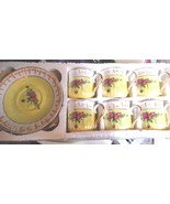 12 Pcs. 6 Cups &amp; 6 Saucers Made in China  Not For Food Use Decoration only - $6.29