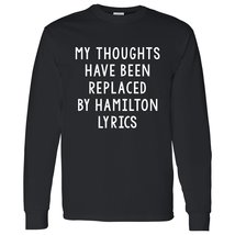 UGP Campus Apparel My Thoughts Have Been Replaced by Lyrics - Musical Long Sleev - £22.92 GBP