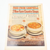 1964 Campbells Soup New Flavor Buick LeSabre General Motors Print Ad 10.... - £6.28 GBP