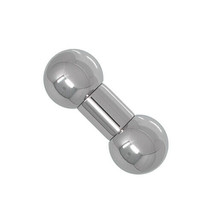 12mm gauge (0000g) Barbell, Internally threaded 316L stainless steel - £28.04 GBP+