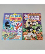 DC Super Pets Night Of The Scaredy Crows Book &amp; Pooches of Power Book - £7.55 GBP