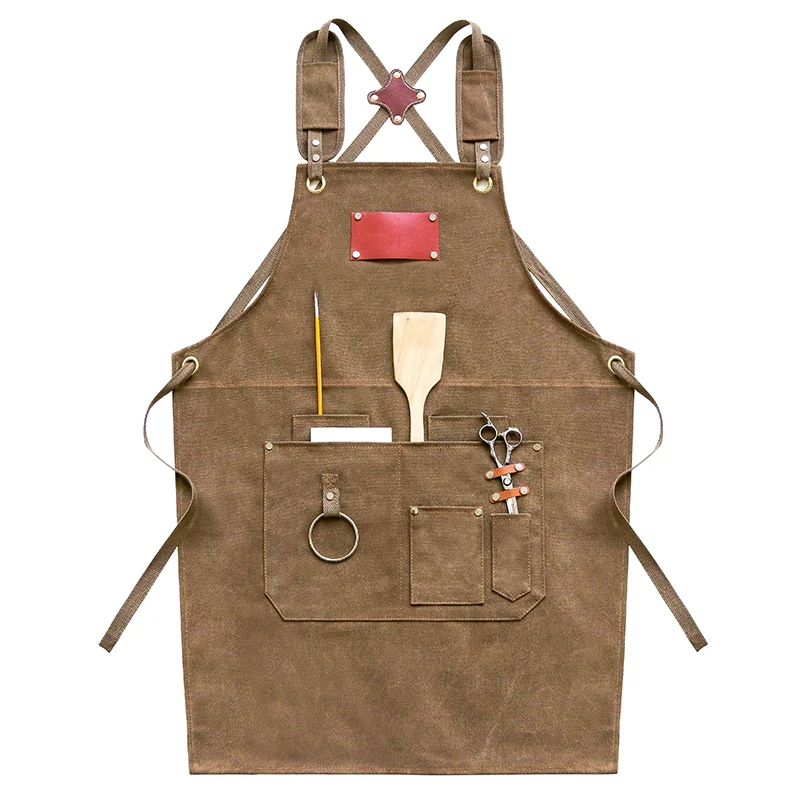 New Tool Apron Heavy-Duty ed Canvas Barista Apron Canvas BBQ Apron for M... - £182.13 GBP