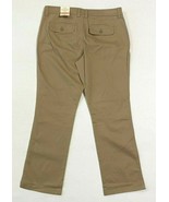 New St. John&#39;s Bay Women&#39;s Secretly Slender Classic Fit Twill Pants Khak... - $40.26 CAD