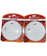2x First Alert Slim Smoke Alarm Battery Operated Advanced Sensing Techno... - $652.89 MXN