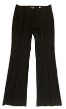 Nine West “The Modern” Black Flared Curved Waist Slacks Trouser Pants Wo... - £30.36 GBP