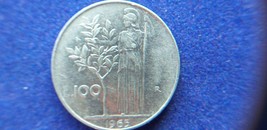 Vintage Italy 1965 coin 100 lire, Italian Republic. A very rare coin. - £54.27 GBP