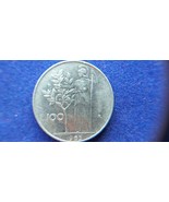 Vintage Italy 1965 coin 100 lire, Italian Republic. A very rare coin. - $1,360.52 MXN