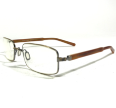 Oliver Peoples Eyeglasses Frames Ruston AG/MYB Brown Gold Rectangular 52-19-143 - $46.38