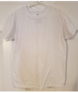 BOYS HANES UNDERSHIRT T-SHIRT (2) - WHITE - MEDIUM - RN# 15763 - $4.99