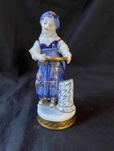 antique german volkstedt porcelain.  waitress.  Marked bottom - £78.69 GBP