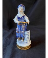 antique german volkstedt porcelain.  waitress.  Marked bottom - £77.87 GBP
