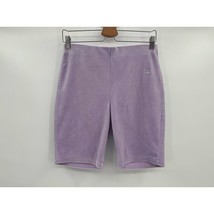 Juicy by Juicy Couture Velour Lounge Shorts Sz M Pale Purple Lilac - £18.32 GBP