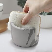 Coengwui Diatomite Sponge Holder Kitchen Sink Caddy Grey 2.56in Quick Dry - $73.44 MXN Coengwui Diatomite Sponge Holder Kitchen Sink Caddy Grey 2.56in Quick Dry - $73.44 MXN