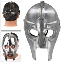 Steel Gladiator Face Mask Hand Made Helmet Roman Forged Armor Rapper Mf ... - £48.34 GBP