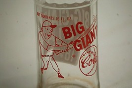 Big Giant Cola 1960&#39;s Beverages Glass Soda Pop Bottle 16 oz. Old Vintage - $24.74
