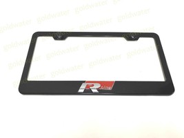 3D R LINE Emblem Black PowderCoated Metal License Plate Frame Atlas Jett... - £18.23 GBP