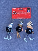 NCAA NC Carolina Tar Heels UNC Rams Christmas Ornaments Dangly Legs Bell Bodies - £13.62 GBP