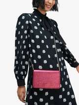 Kate Spade Spencer Chain Crossbody Wallet Metallic Pink Clutch PWR00158 ... - $83.15