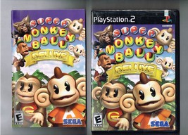Super Monkey Ball Deluxe PS2 Game PlayStation 2 CIB - £26.49 GBP
