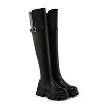 Large size 33-46 winter keep warm over the knee boots fashion patent leather buc - £78.34 GBP
