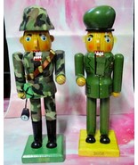 Pair Wooden Nutcracker Soldiers Limited Editions 2008 Target Exclusive 8... - £7.80 GBP