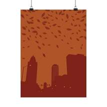 Póster Otoño Ciudad: Arte Mural Moderno - $26.57