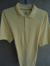  Saddlebred Polo Shirt XL Classic Cotton Blend Pique Knit  S/S  YELLOW - £14.20 GBP