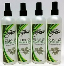 ( LOT of 4 ) Lusti Organics Olive Oil Braid Sheen, Weaves and Braids 12 oz Ea - $29.69