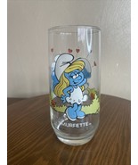 Vintage Peyo Smurf Glasse  1982 Smurfette - $10.55 CAD