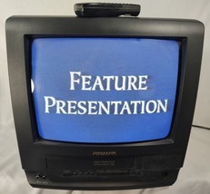 Panasonic 13&quot; Combo TV VCR VHS CRT FM Radio Gaming TV PV-C1320 Omnivision  - $186.99