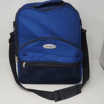 ResMed CPAP Travel Bag Backpack Carry Case Medical Tote Blue Canvas Zip ... - $34.64