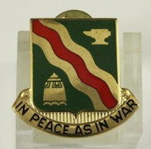 Vintage US Military In Peace As In War DUI Pin 728th Military Police Bat... - $9.68