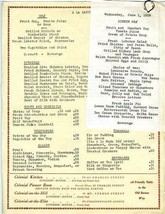 Colonial Kitchen Pioneer Room On the Hill and at the Eliot Menu Boston 1938 - £31.47 GBP